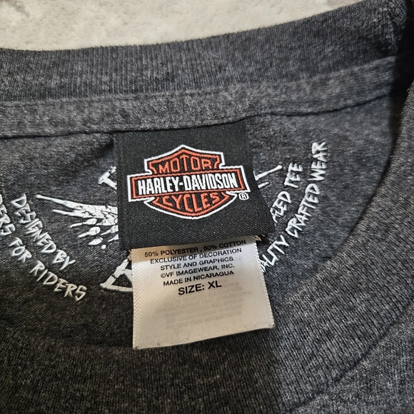 Harley-Davidson Gray Long Sleeve Shirt - Picture 5 of 7